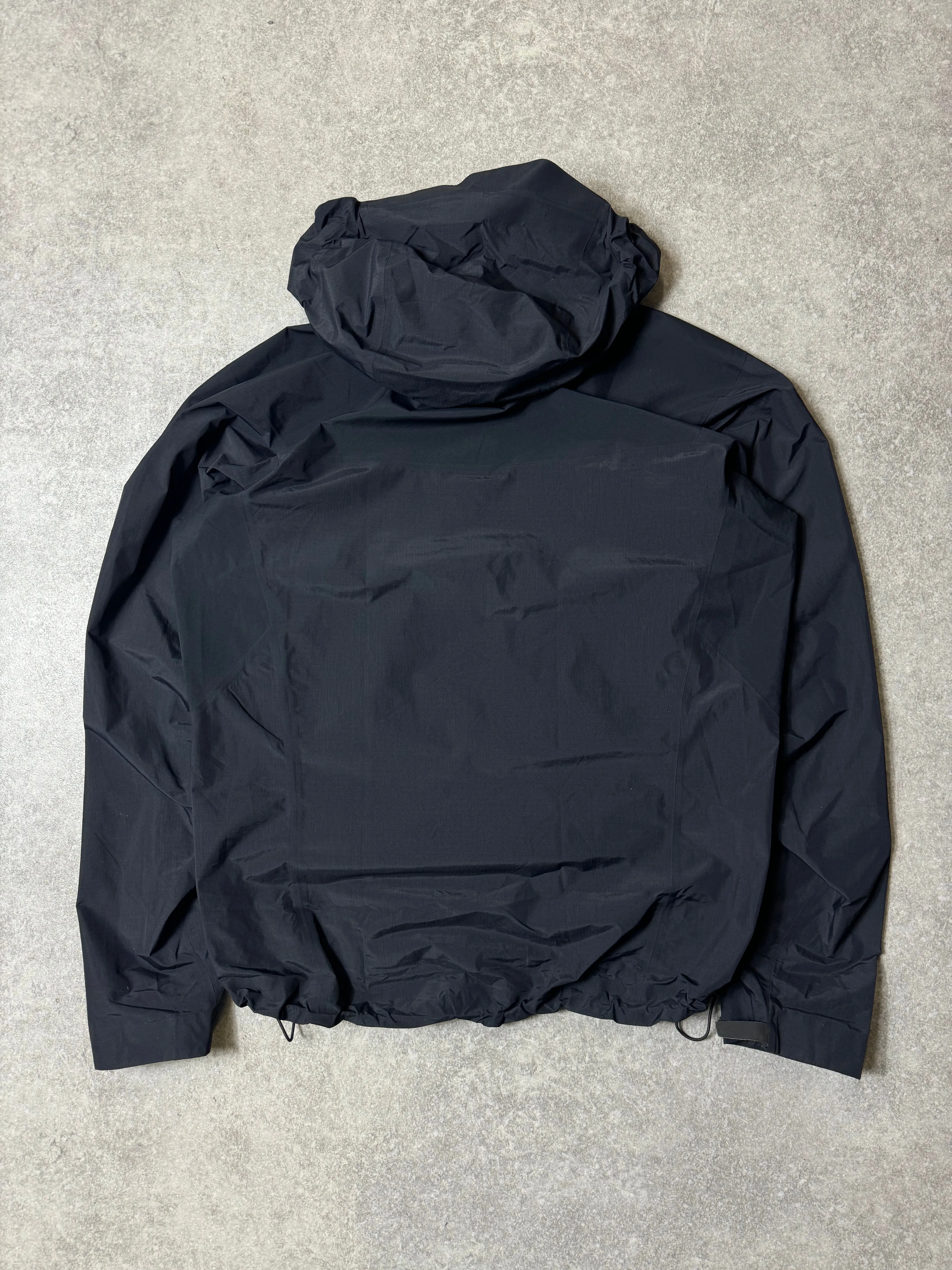 Arc'teryx All Black GORE-TEX Hooded Full Zip Jacket