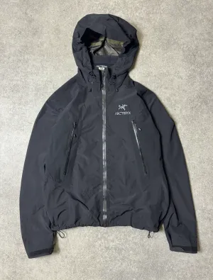 Arc'teryx Black GORE-TEX Hooded Full Zip Jacket