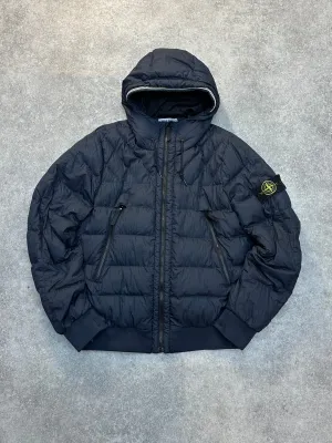 A/W 2008 Stone Island Opaque Nylon Tela Quilted Puffer Down Jacket