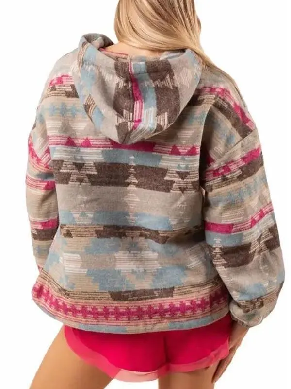 Aztec Hooded Sweatshirt (2 Options)