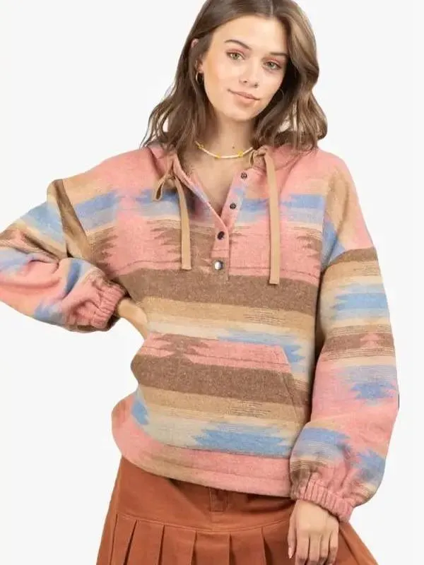 Aztec Hooded Sweatshirt (2 Options)