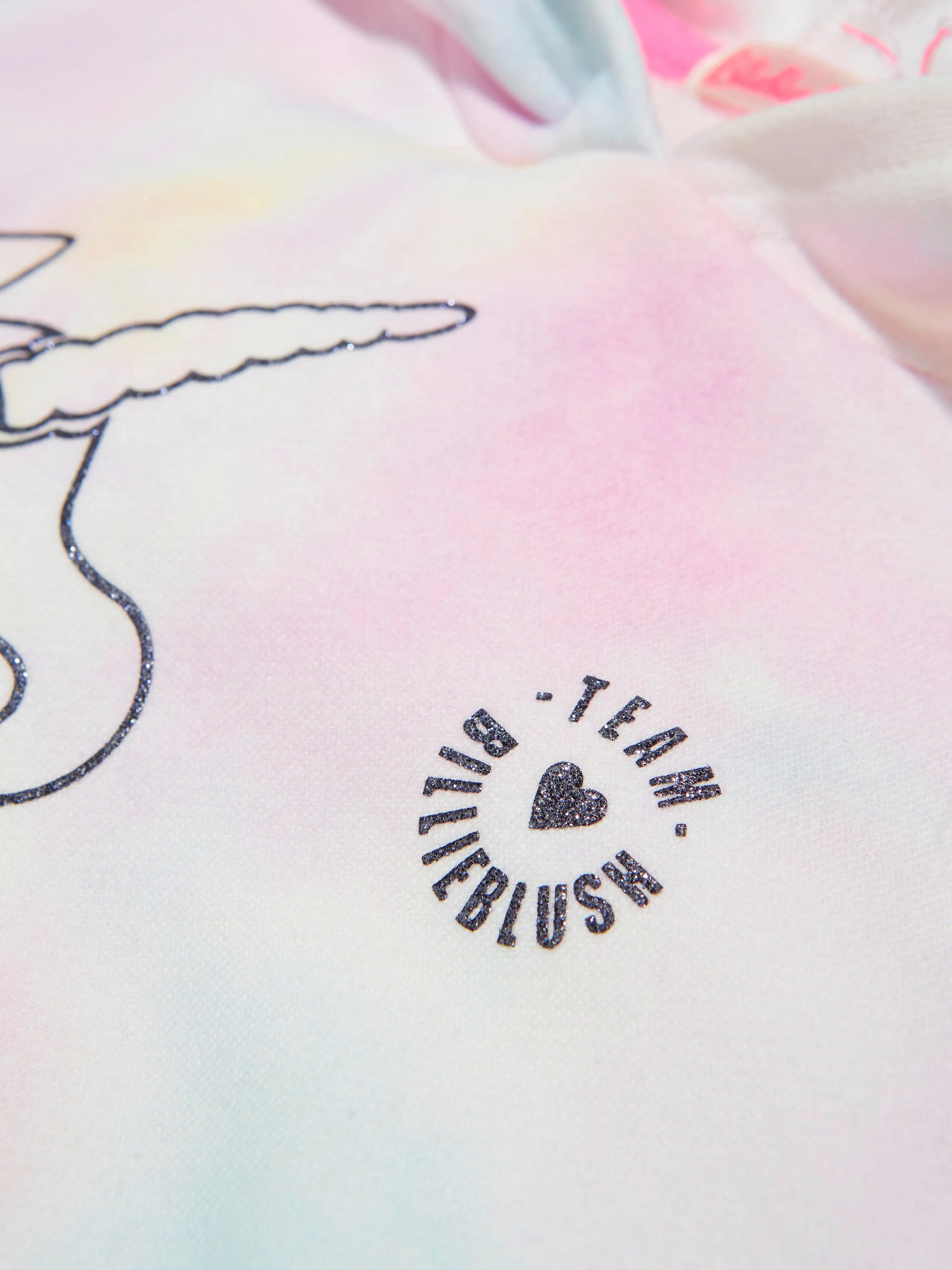 Billieblush Girls Tie-Dye Unicorn Hoodie