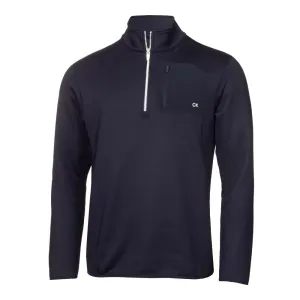 Calvin Klein Delta 1/2 Zip Mid Layer Golf Pullover Top C9777 - Navy