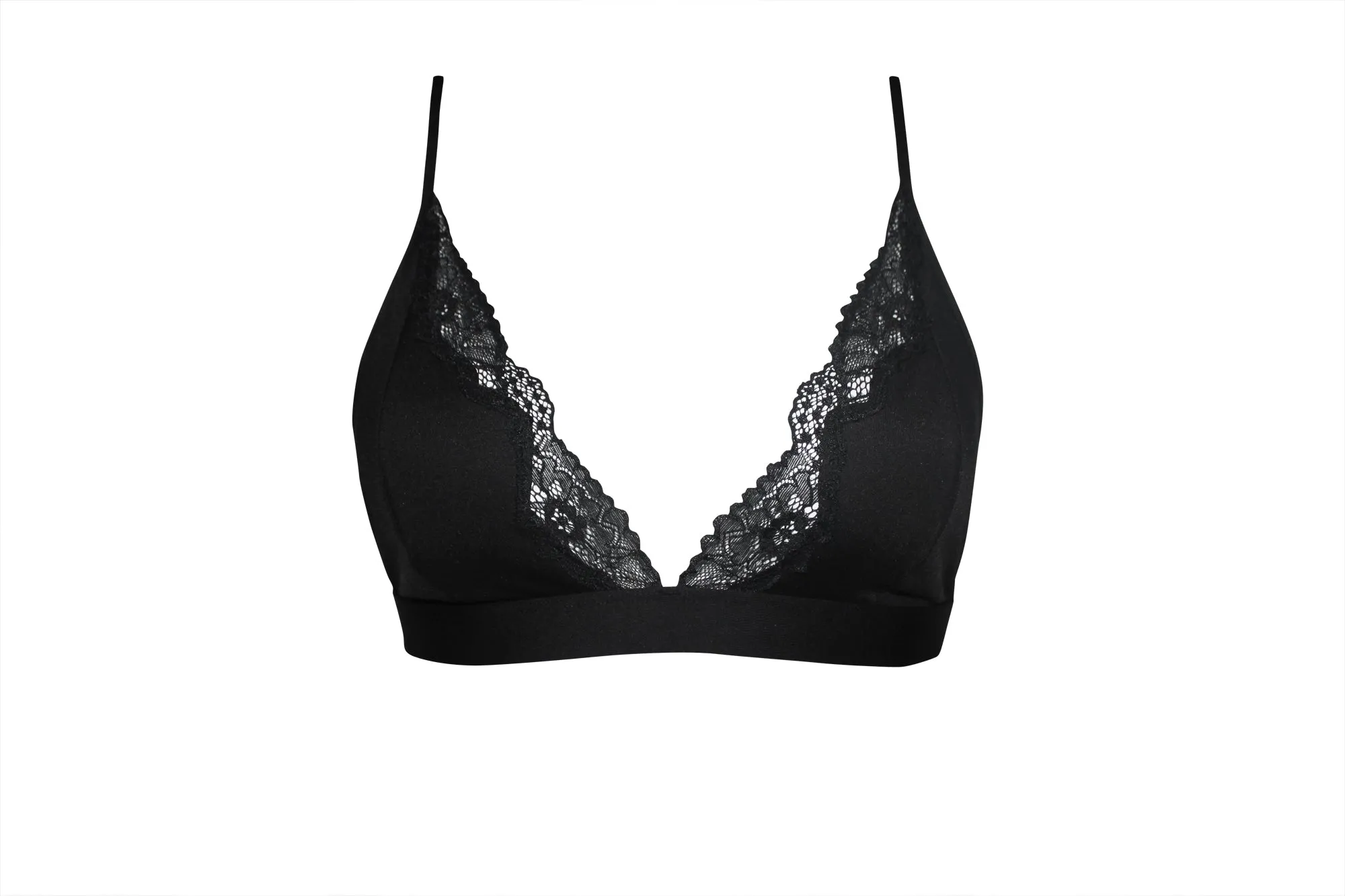 Classic Lace Bralette Black