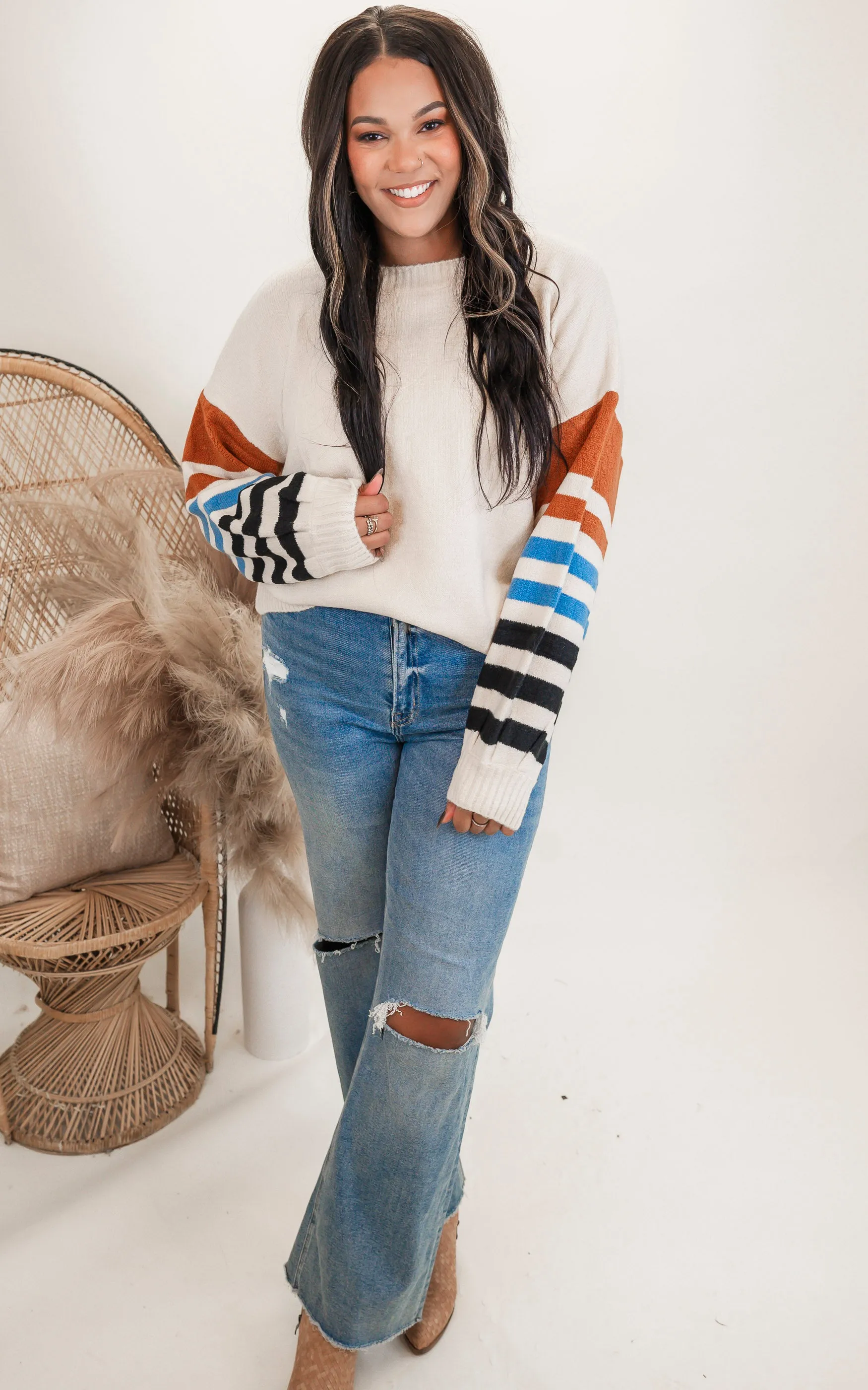 Cozy Stripe Sweater