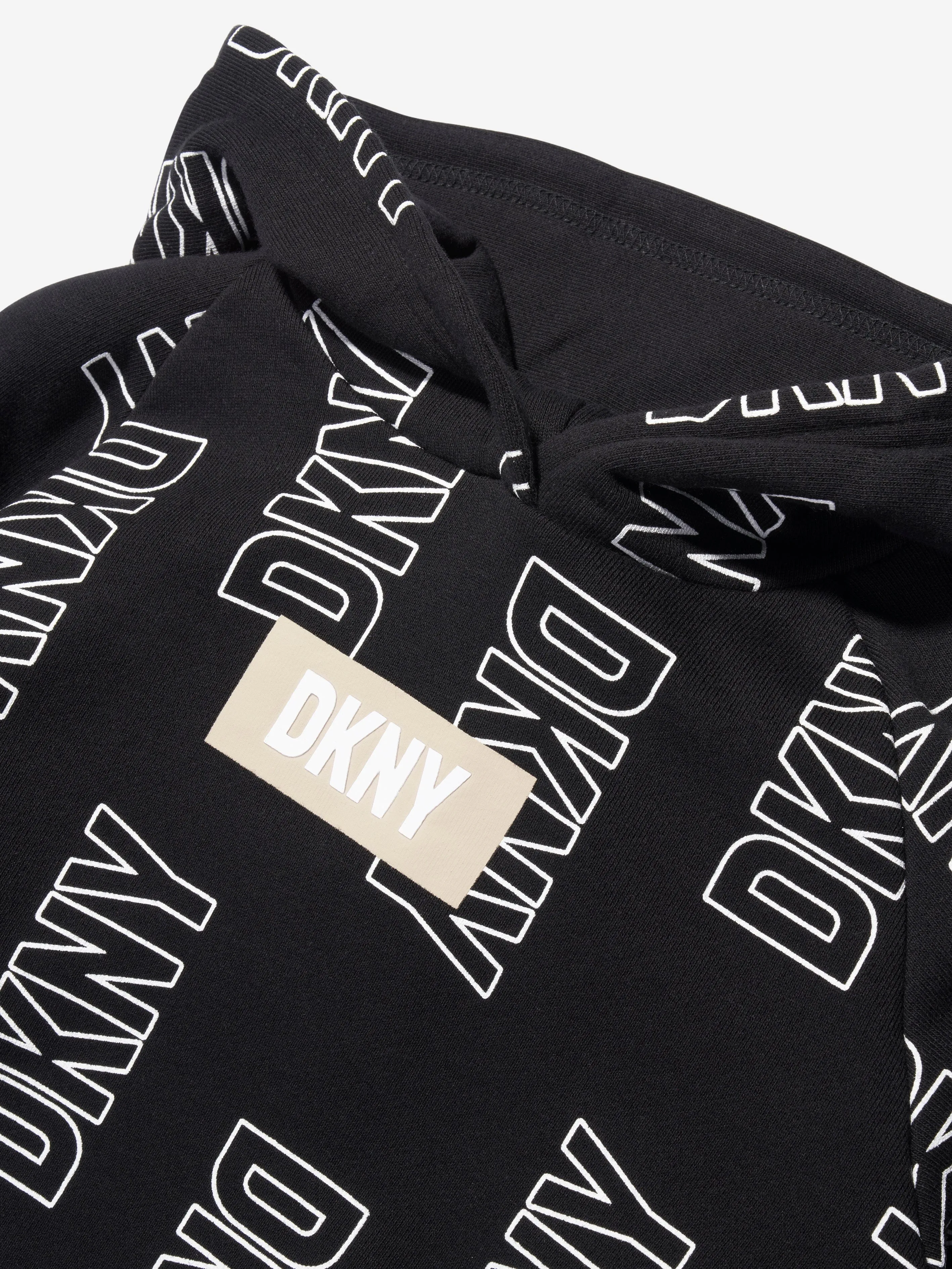 DKNY Kids Logo Hoodie in Black