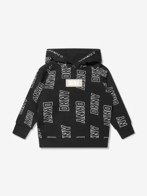 DKNY Kids Logo Hoodie in Black