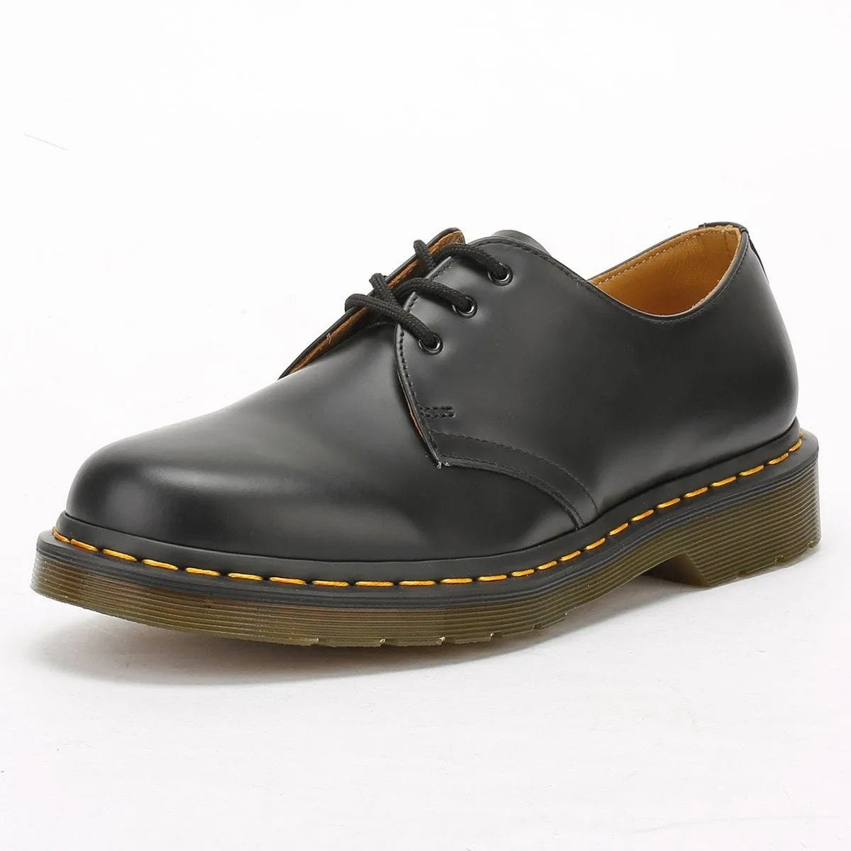 Dr. Martens Mens Black 1461 Smooth Leather Shoes