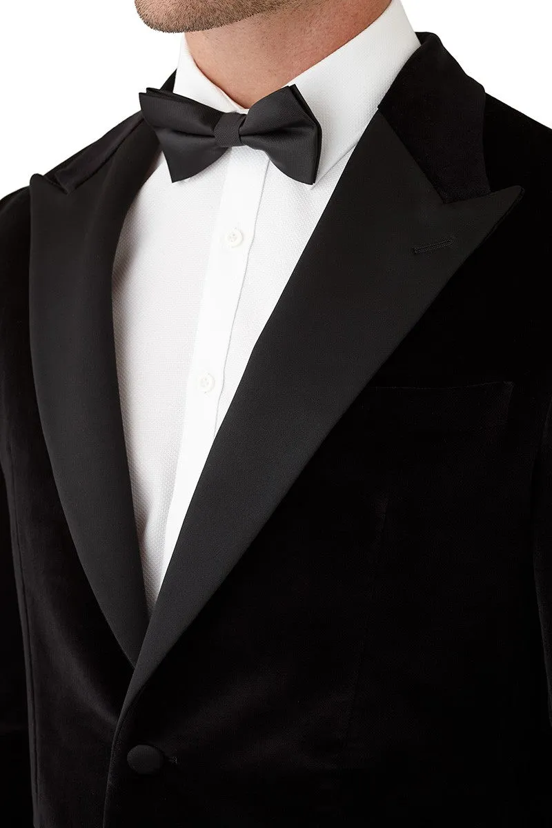 Gibson Barlow Formal Velvet Black Jacket