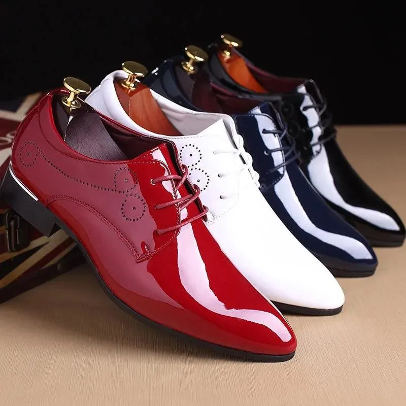 Glossy Oxford Leather Shoes