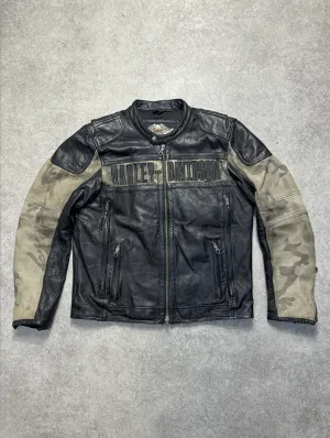 Harley Davidson Camo Racing Jacket