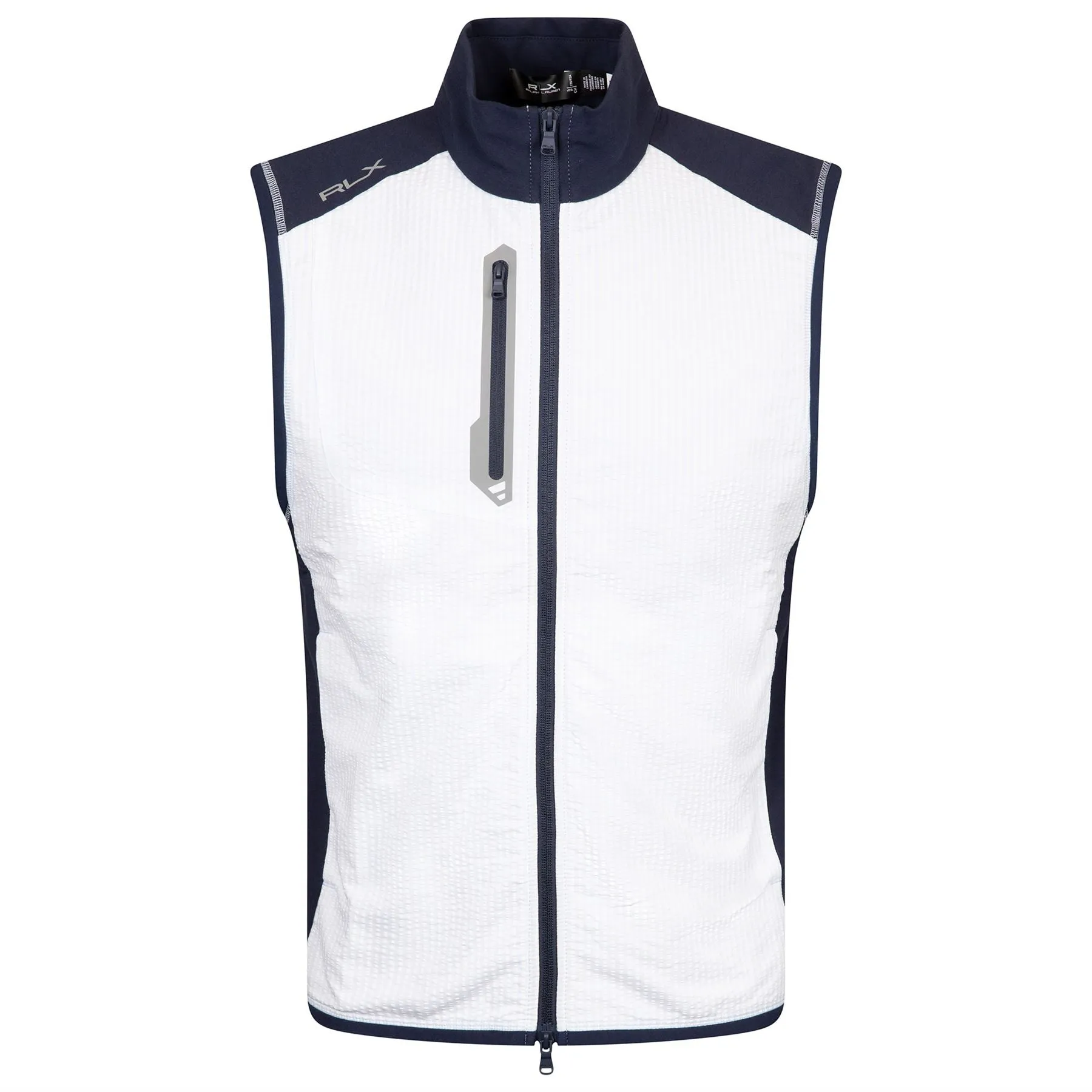 Hybrid Full Zip Vest Refined Navy/ Multi - SS24