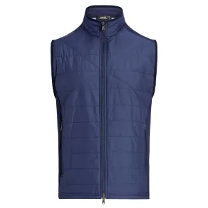 Hybrid Full Zip Vest Refined Navy - SS24