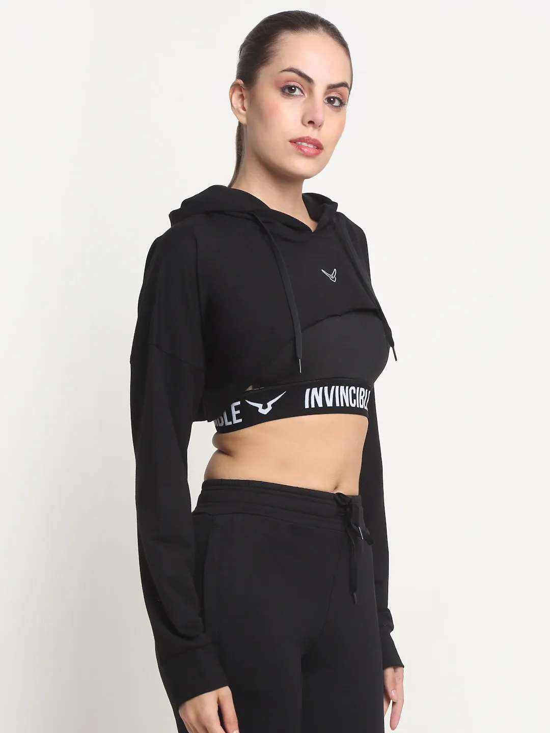 Invincible Women's Crop Hoody