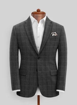 Italian Serto Checks Tweed Jacket