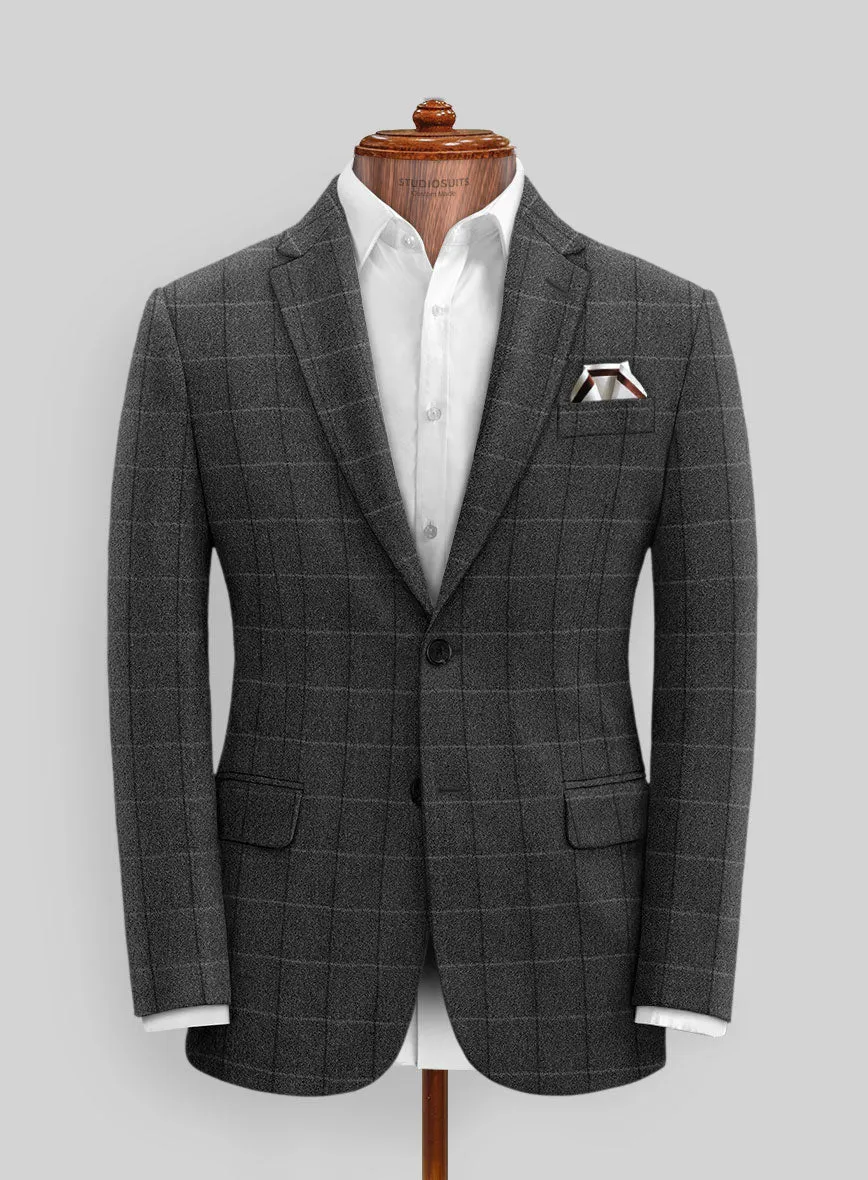 Italian Serto Checks Tweed Jacket