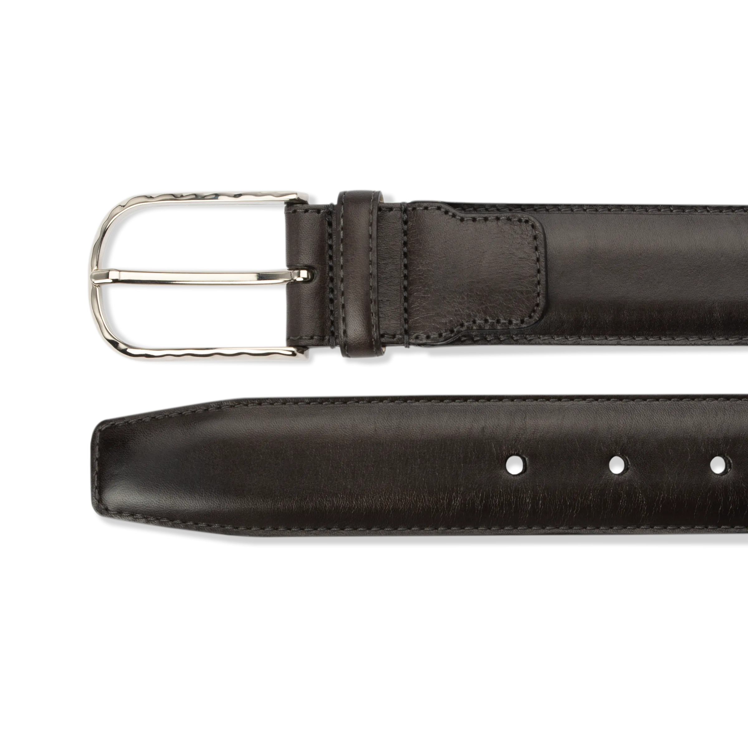 Leather Belt - Dark Grey Calf