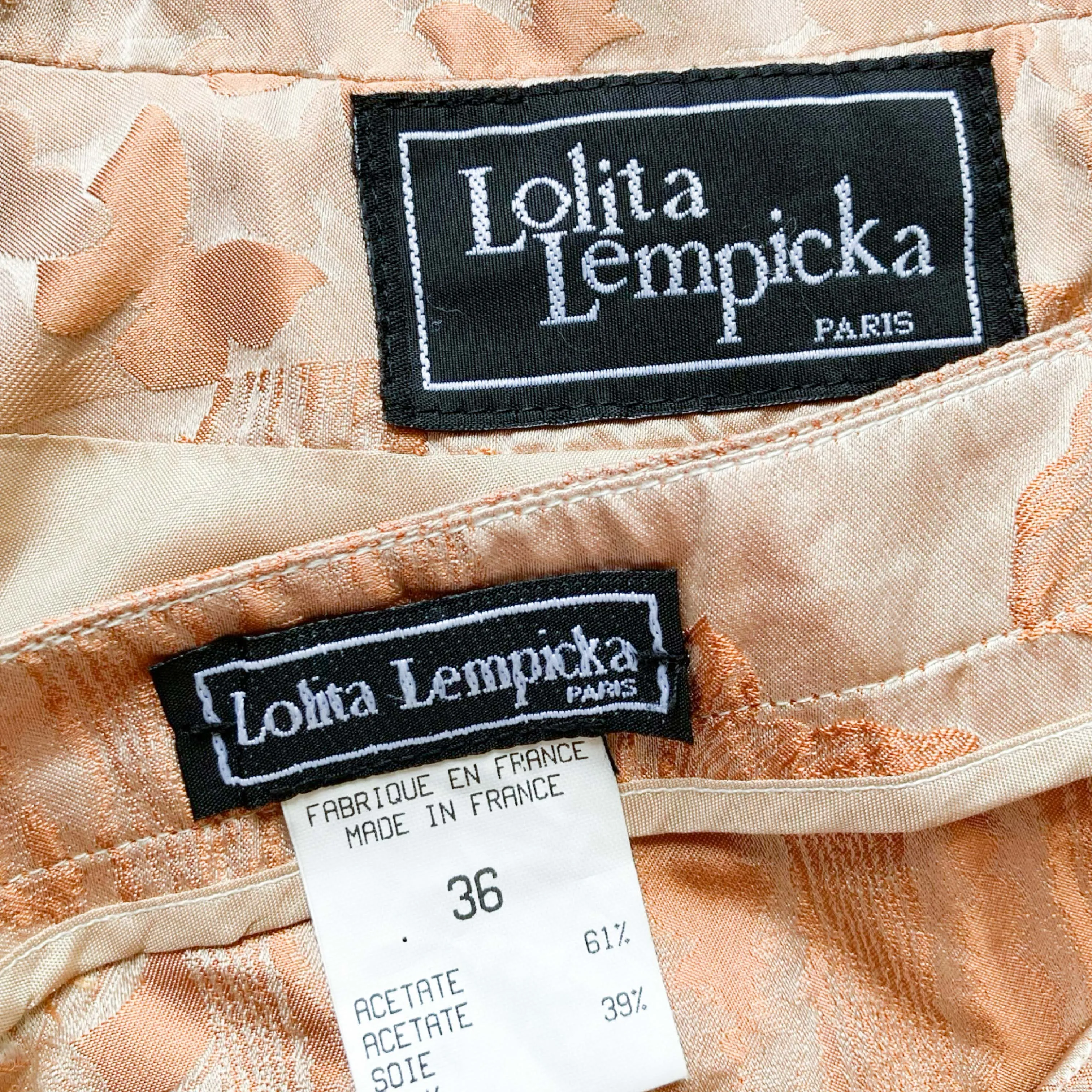 Lolita Lempicka S/S 1998 Runway suit set