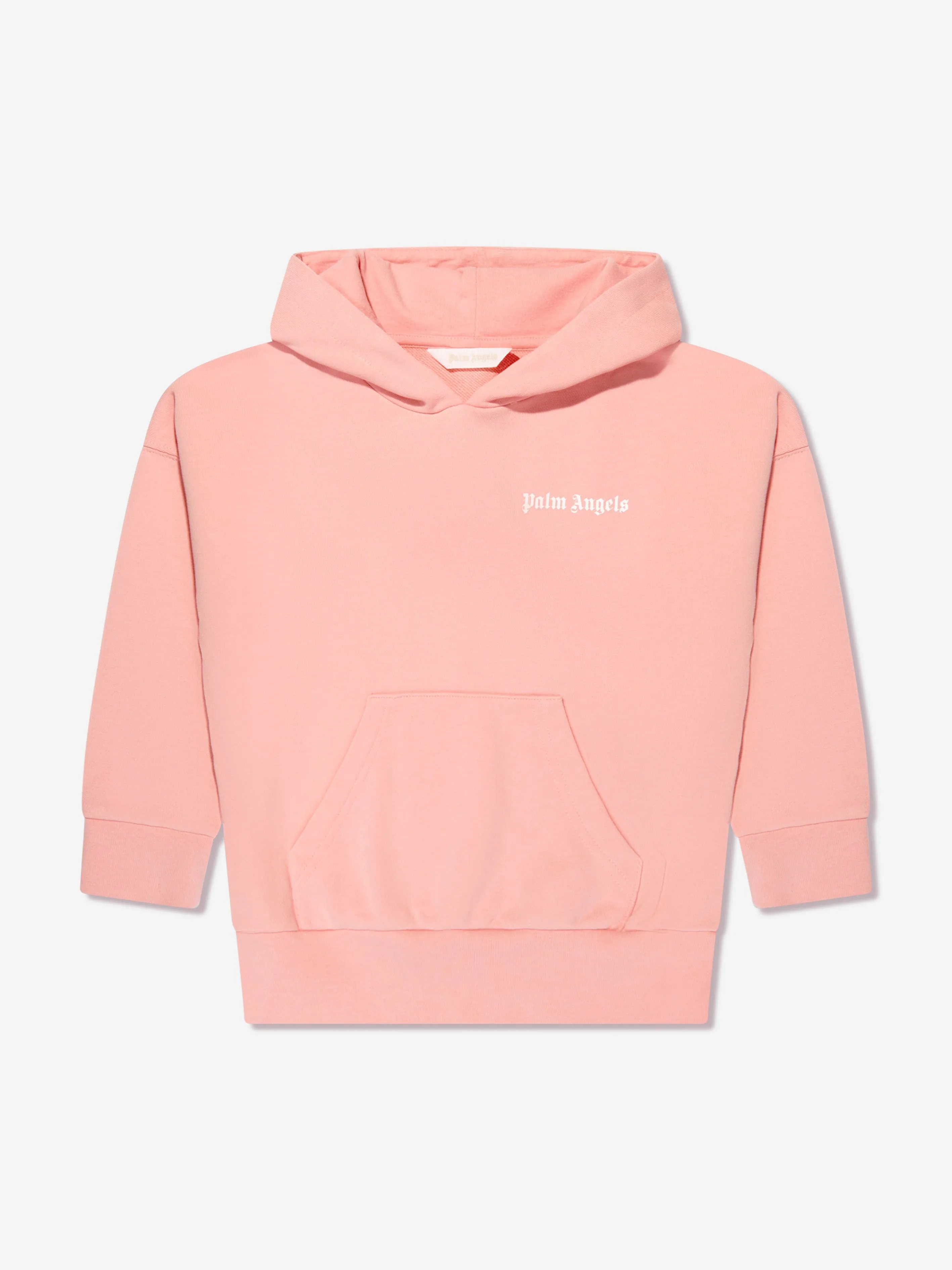 Palm Angels Girls Classic Overlogo Hoodie in Pink