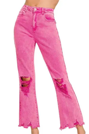 Pink Penelope Jeans - Zenana