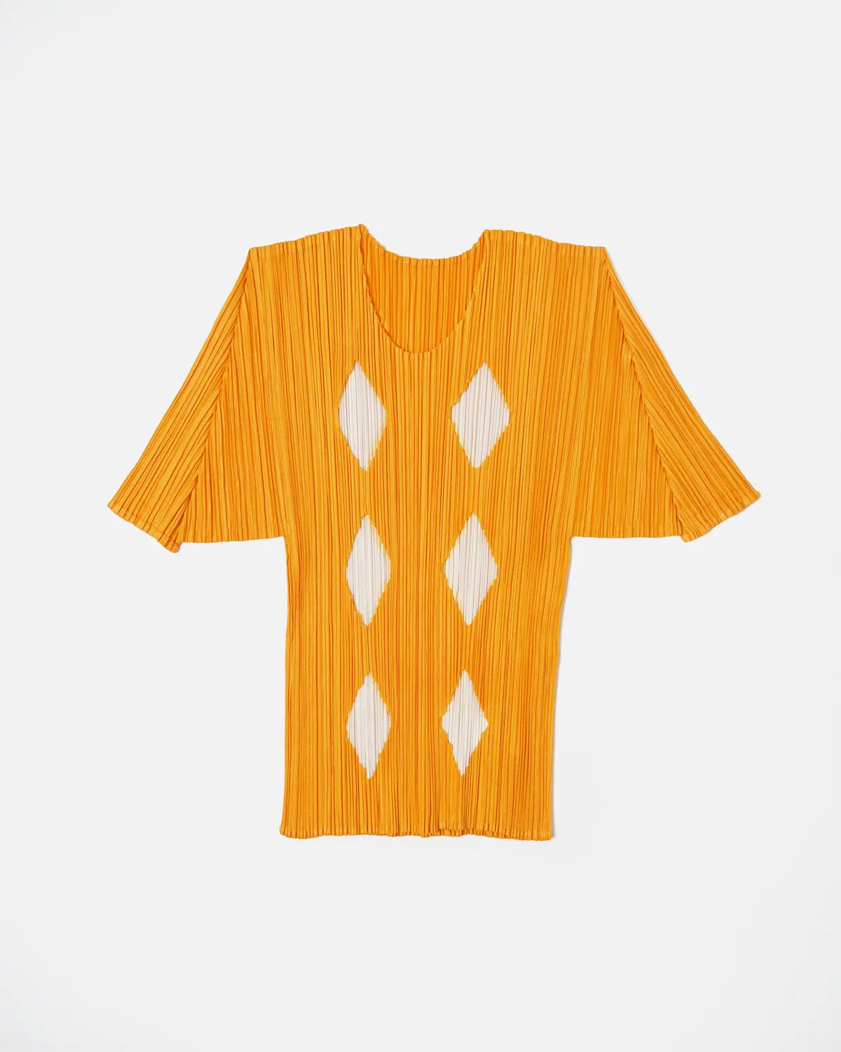 Pleats Please Diamond Pattern S/S Tops