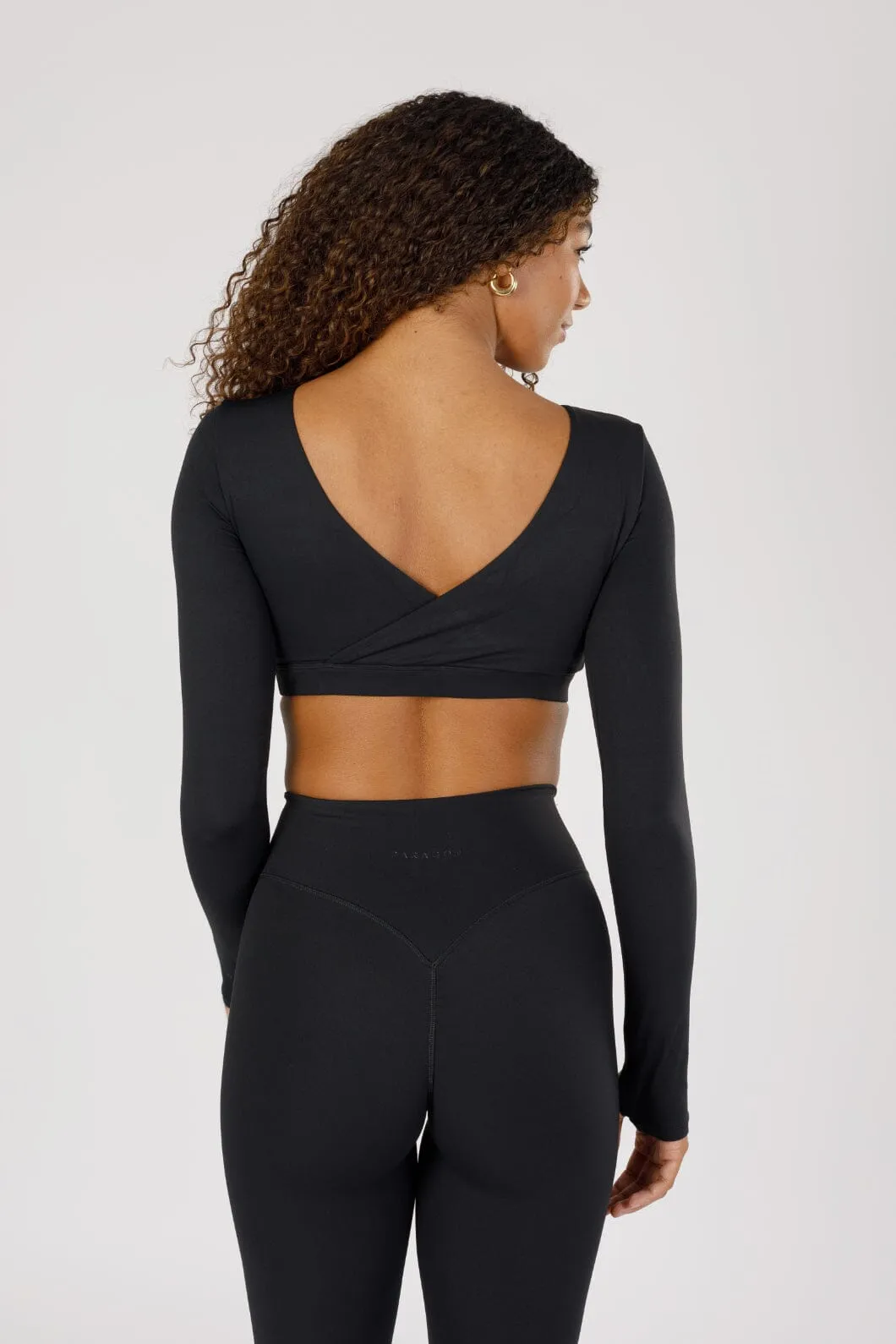 RecStretch DesB Infinite Long Sleeve Bra Black