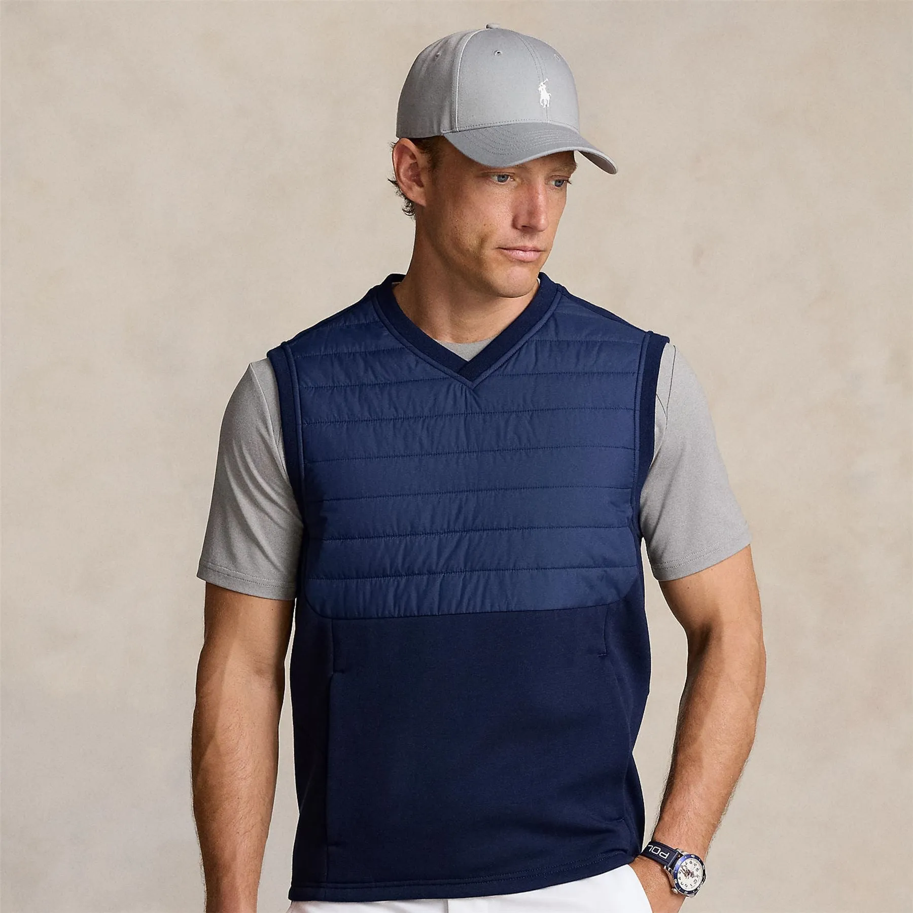 RLX Heavytech Wool Classic Fit Vest Refined Navy - AW24