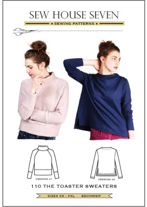 Sew House Seven, Toaster Sweaters Pattern, two size ranges