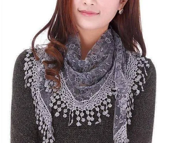 Sheer Elegance Shawl Scarf for Women