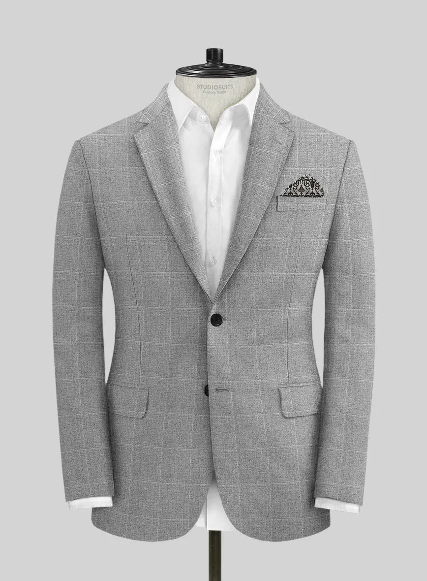 Solbiati Piazza Gray Linen Jacket