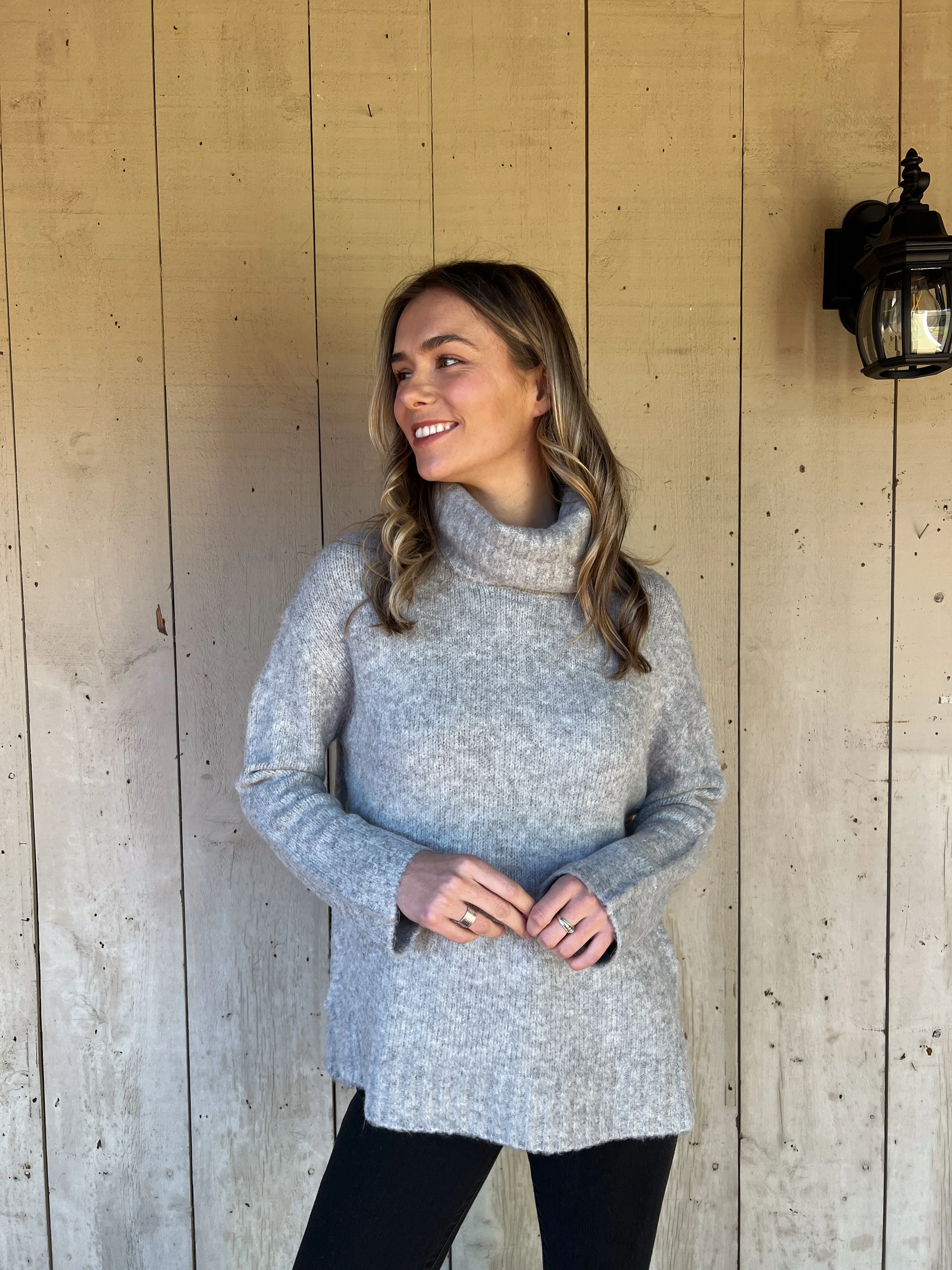 The Abigale Turtleneck Grey