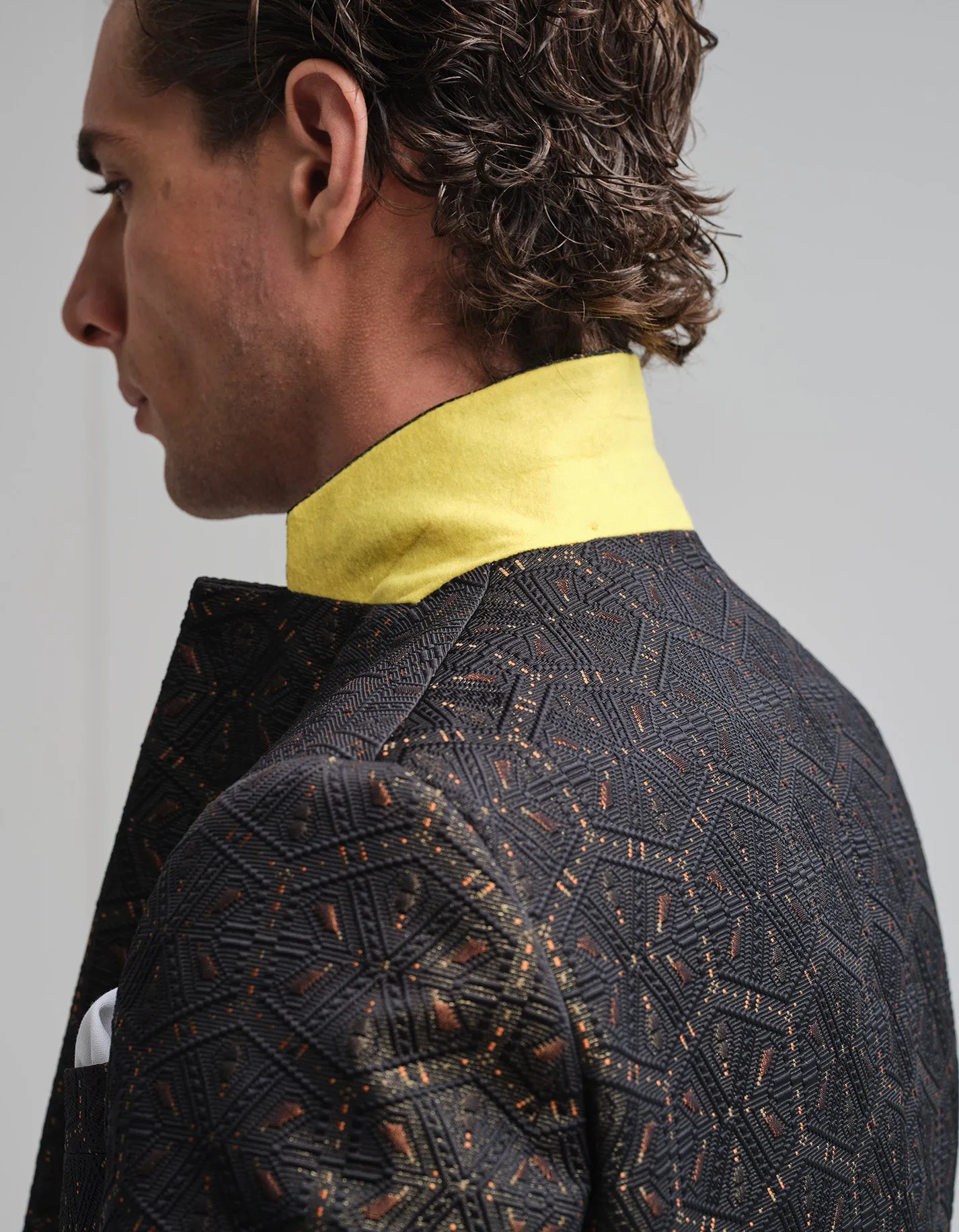 The Black & Gold Jacquard Dinner Jacket GOLD COLLECTION