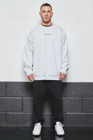 TRADEMARK CREWNECK - HEATHER GREY