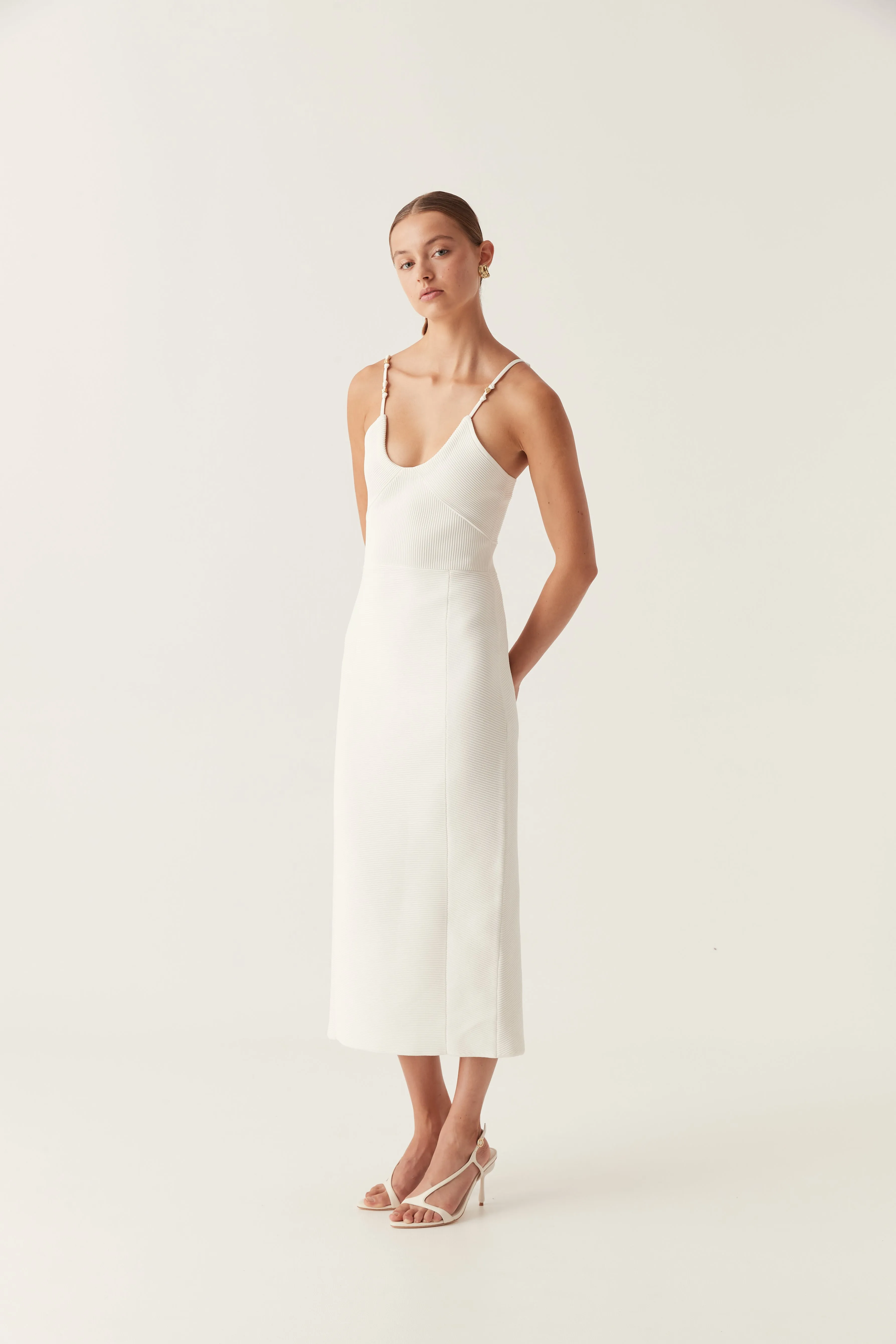 Veida Ottoman Knit Midi Dress