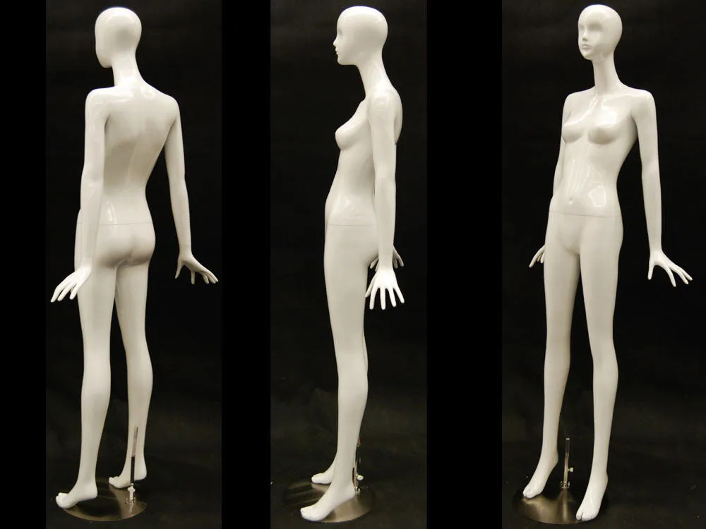 White Female Abstract Mannequin MM-IVY2