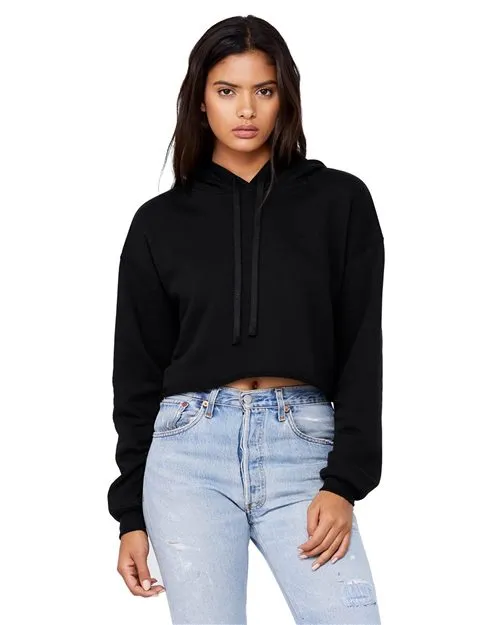 Women's Cropped Fleece Hoodie