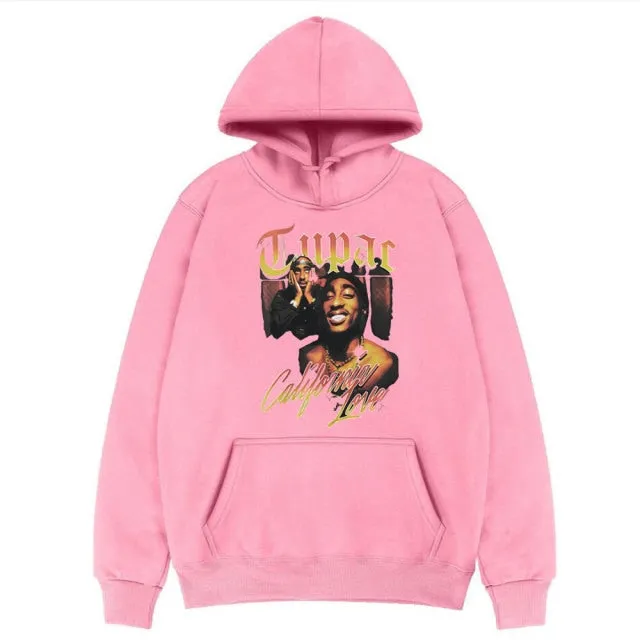 xiangtuibao New Awesome 2pac Rap Hoodie Trendy Print Hoody Sweatshirt Regular Mens Top Quality Men Playboi Carti Hip-Hop Hoodies Cotton