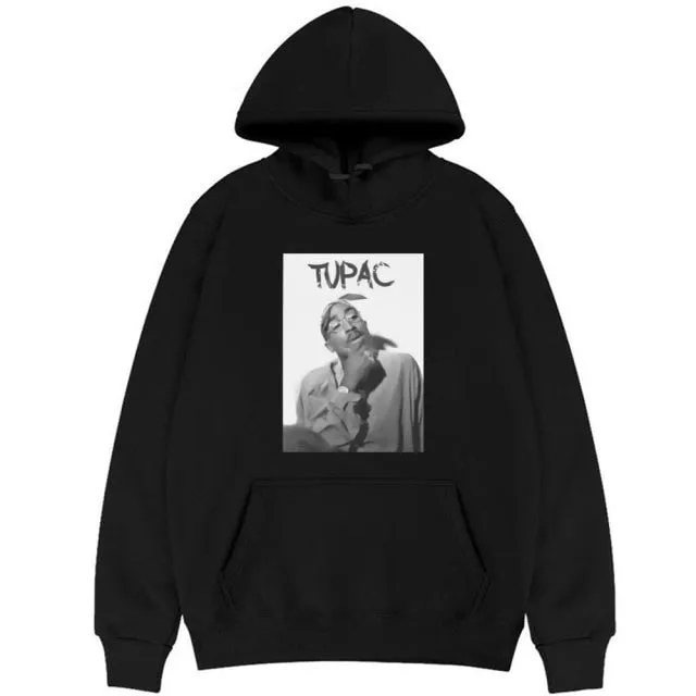 xiangtuibao New Awesome 2pac Rap Hoodie Trendy Print Hoody Sweatshirt Regular Mens Top Quality Men Playboi Carti Hip-Hop Hoodies Cotton