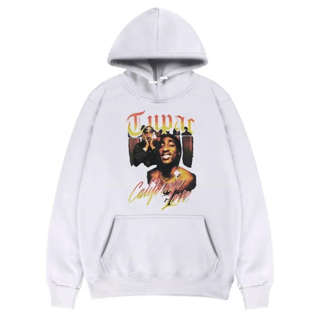 xiangtuibao New Awesome 2pac Rap Hoodie Trendy Print Hoody Sweatshirt Regular Mens Top Quality Men Playboi Carti Hip-Hop Hoodies Cotton